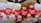Several plush teddy bears are arranged in a row, each holding a red heart with 'I Love You' written on it. The bears are primarily in shades of white and brown, with red accents on their noses and paws, creating a cozy and affectionate display.