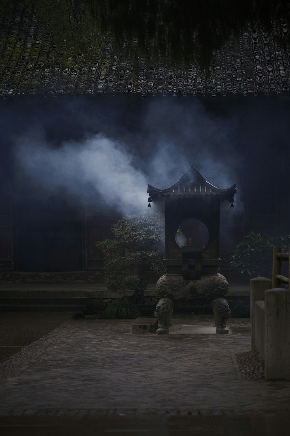 a couple of soldiers standing in front of a clock tower