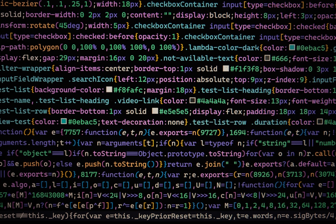 a computer screen with a lot of text on it, Code