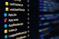 a close up of a computer screen with a bunch of text on it