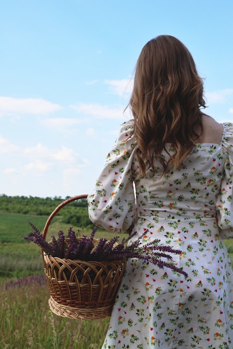 Robe fleurie en coton bio