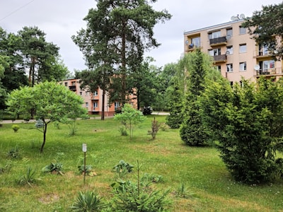 Communal garden space shared by residents, with benches and greenery for relaxation.