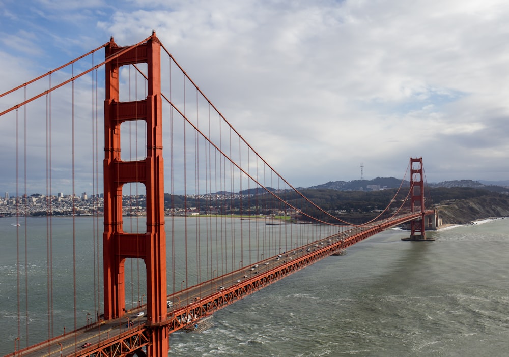 a view of the golden gate bridge in san francisco