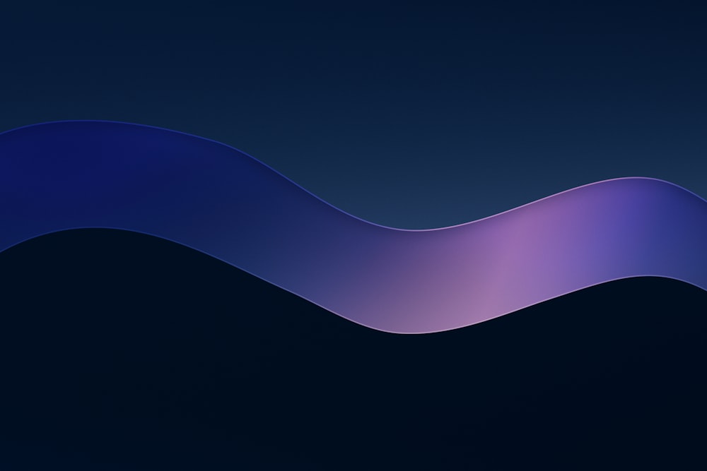 a blue and purple background with wavy lines