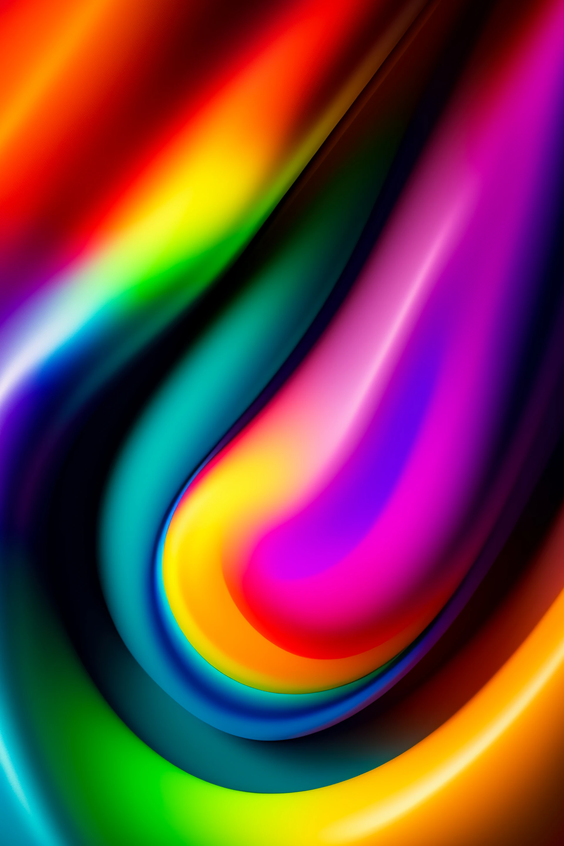 a multicolored background with wavy lines