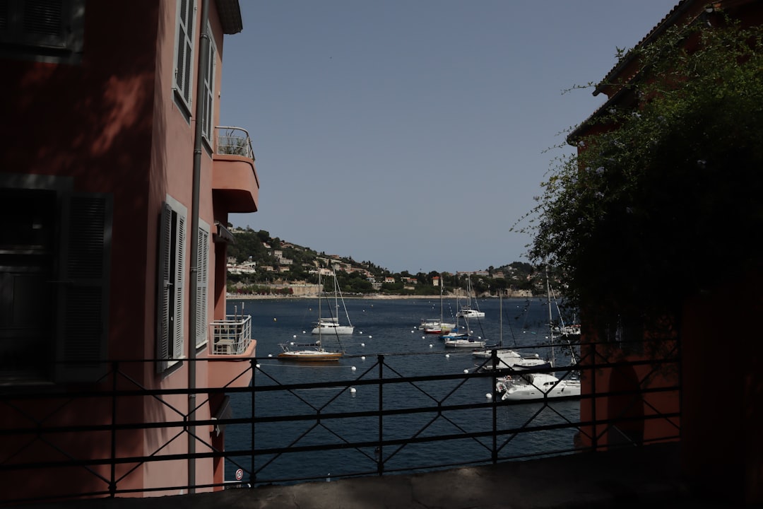 a body of water that has boats in it,