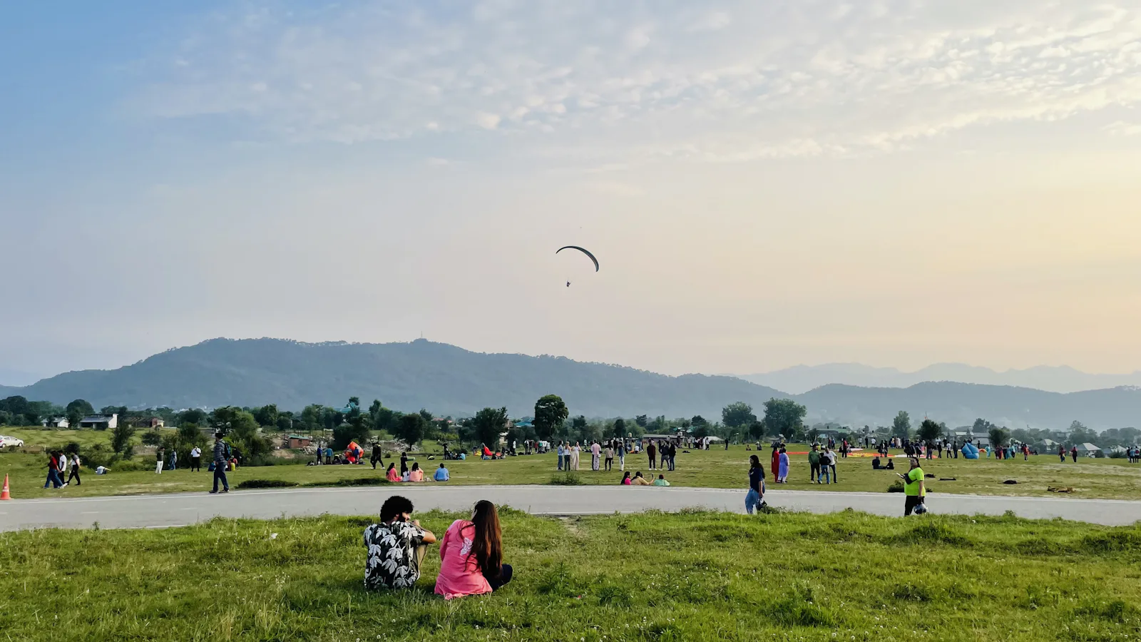 Mountain scenery around Bir, Himachal Pradesh