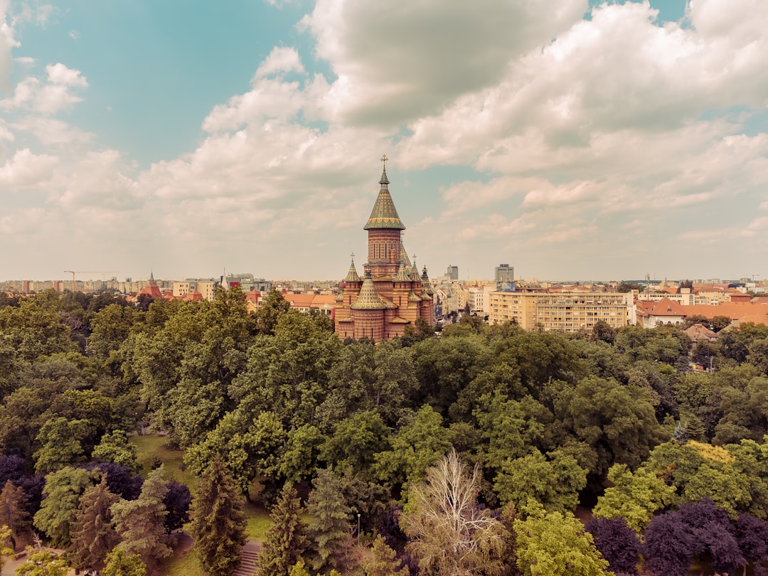 a view of a city from a high viewpoint