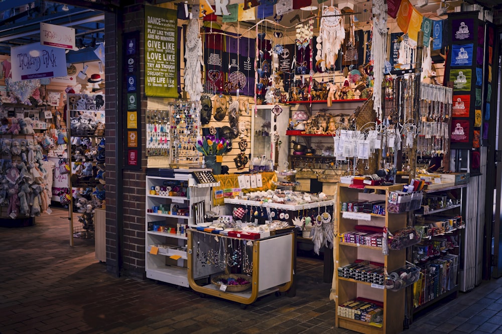 a store with a lot of items on display