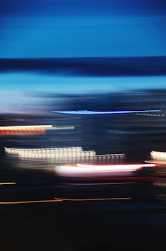 A thrilling action scene with dynamic movement and intense colors