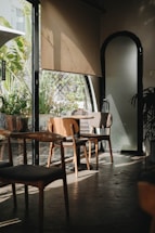 An inviting office space with warm lighting.