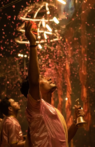 Evening Ganga Aarti at Dashashwmedh Ghat