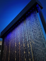 An innovative water technology installation in an urban setting.