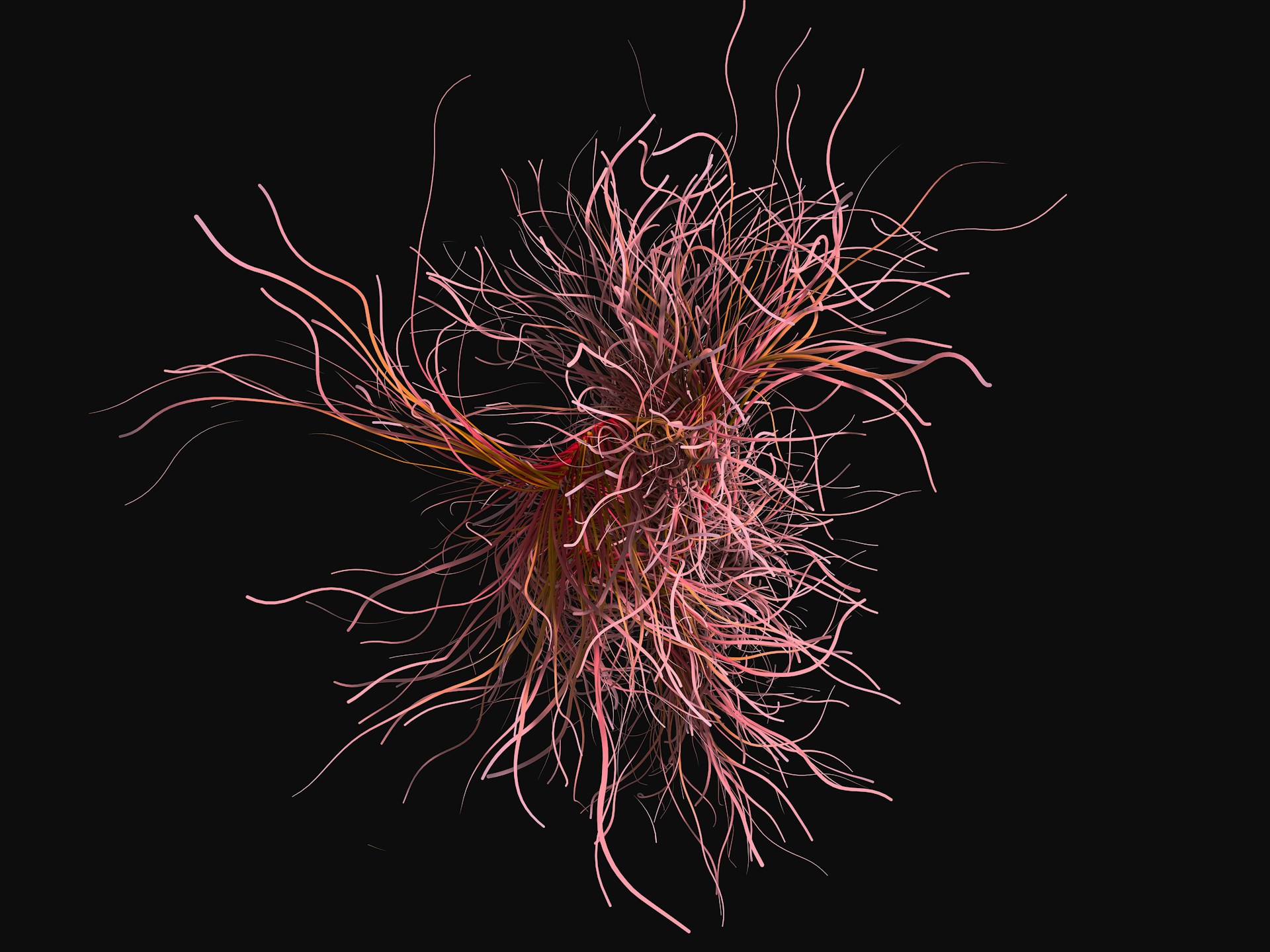 An abstract network of glowing nodes and connections symbolizing the organic intelligence of mental a.i.