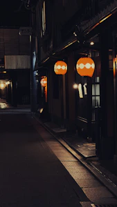 Kyoto Gion district night