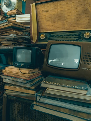 An image showcasing an old radio setup from 1978.