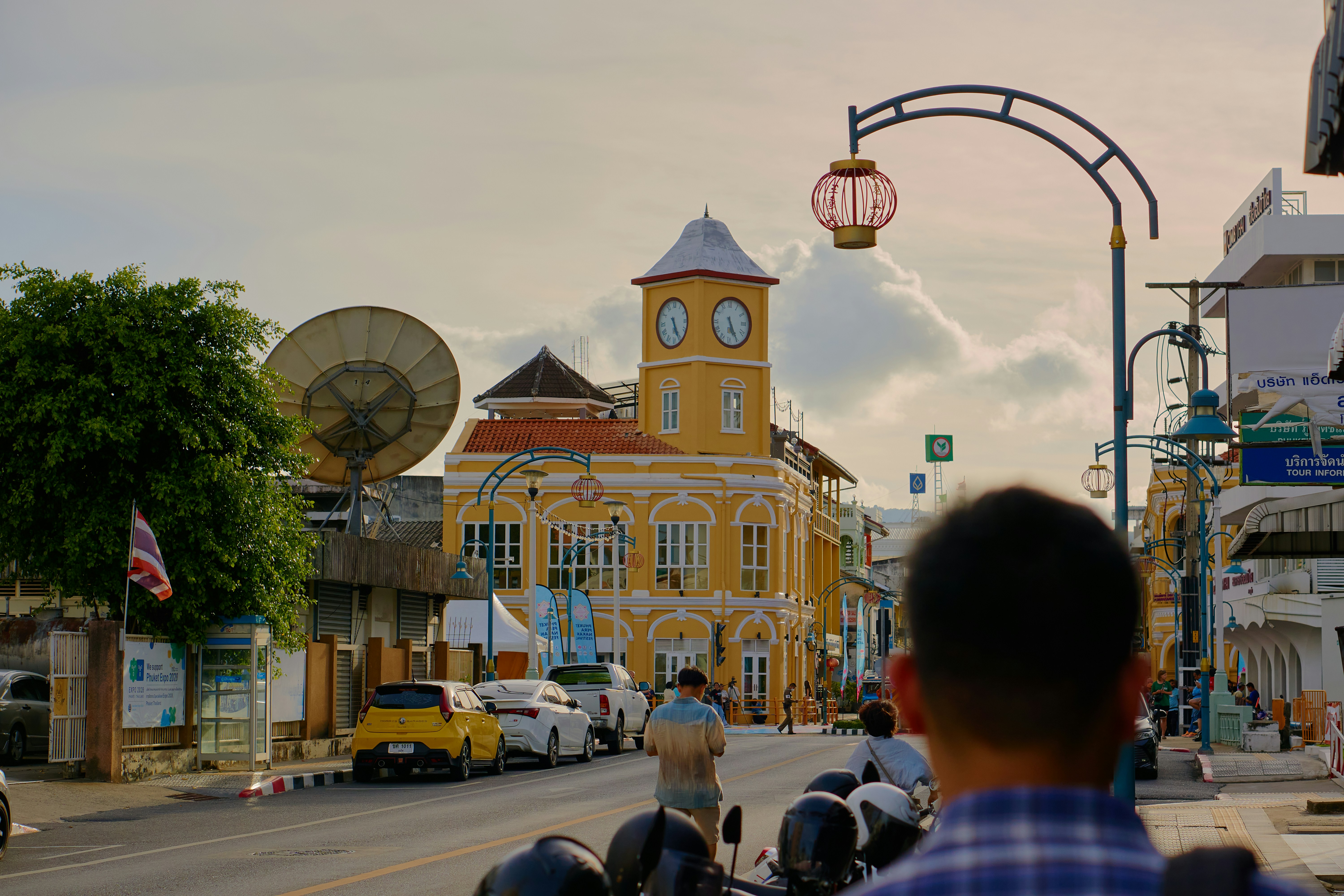 Clock tower in Phuket Old Town