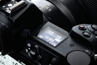 a close up of a digital camera