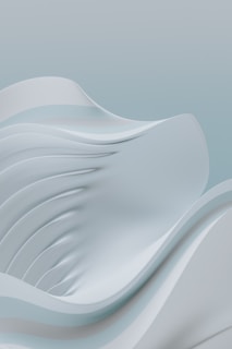 A serene composition of fluid colors elegantly mounted for display.