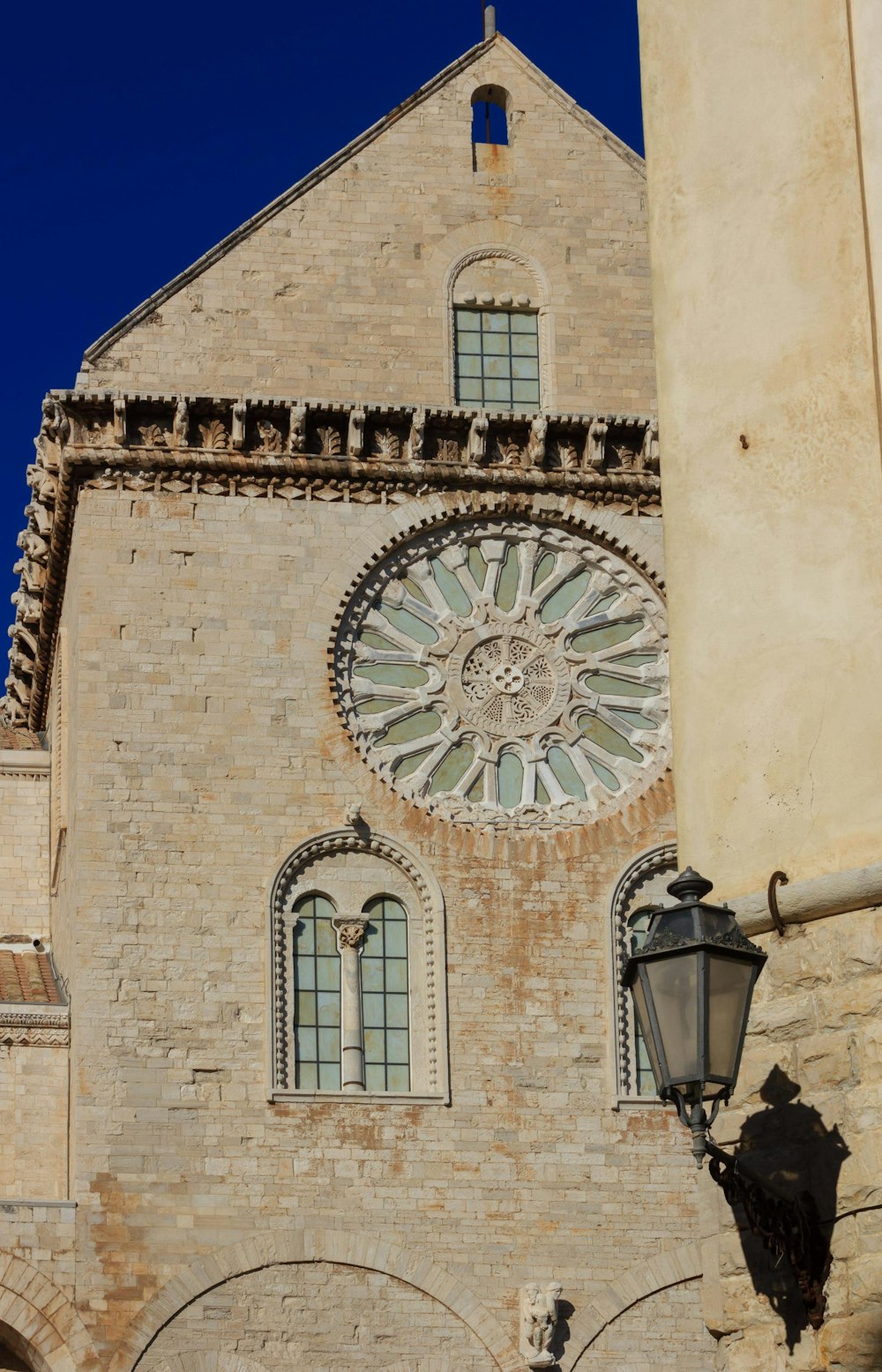 a tall building with a clock on the side of it