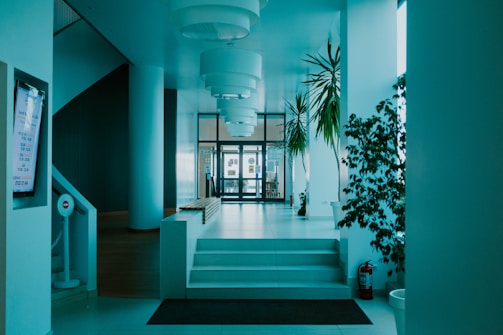 A clean and well-maintained commercial space.