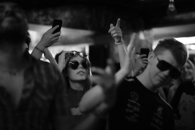 A dynamic photo showcasing influencers engaging with their audience.