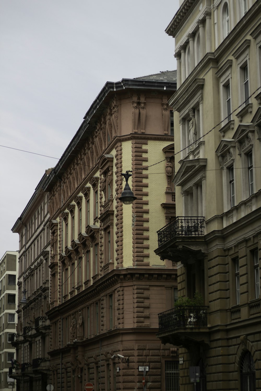 a tall building with a clock on the side of it