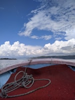 Before and after comparison of a yacht interior carpet cleaned by MrVapor.