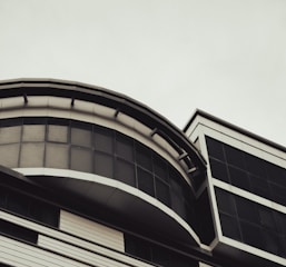 A completed construction project showcasing modern architecture.