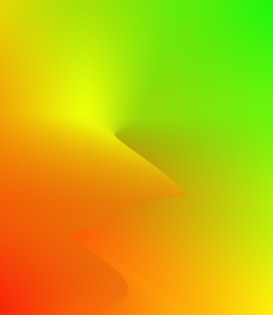 A gradient background transitions smoothly from a vibrant orange to a bright yellow and into a vivid green. The colors blend together seamlessly, creating a soft and harmonious visual effect.