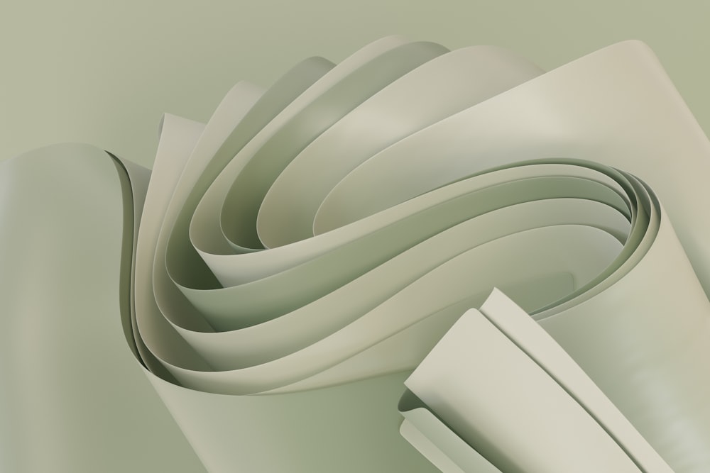 a stack of folded papers sitting on top of each other
