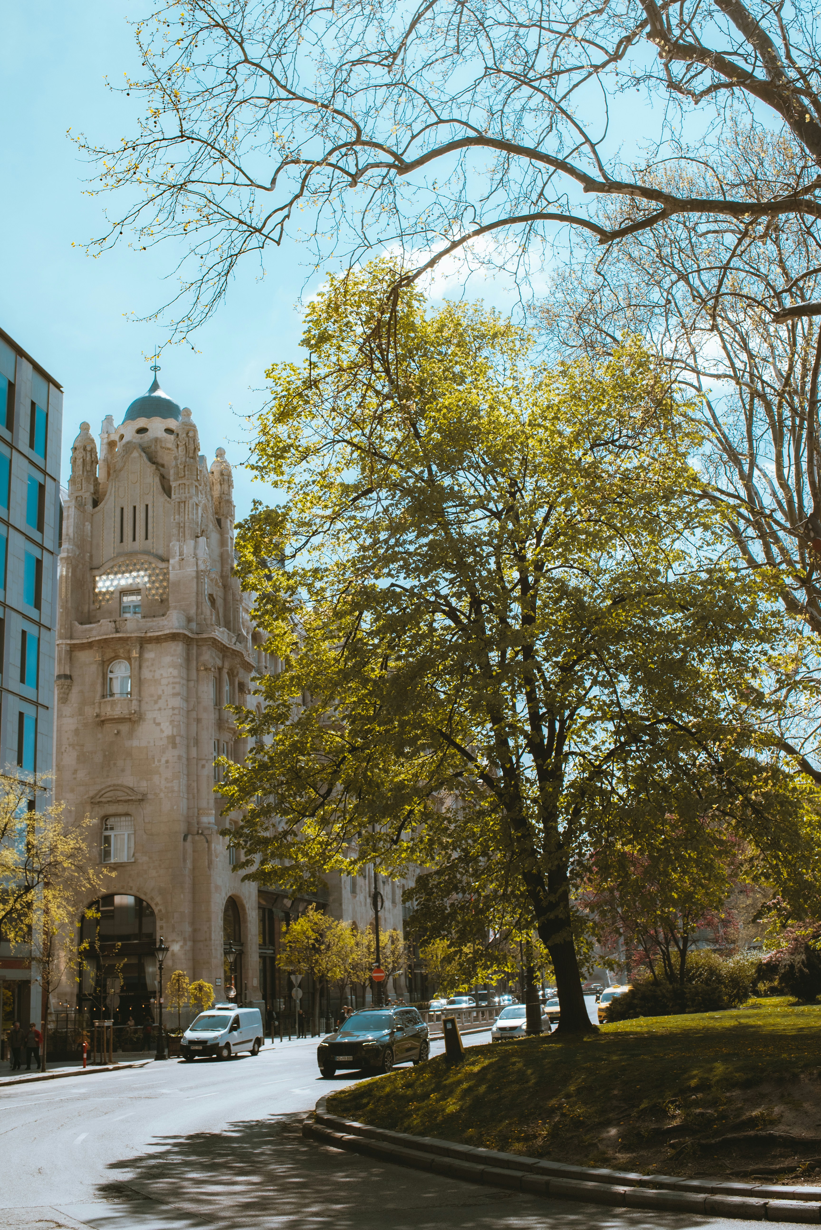 a tall building with a clock on the top of it