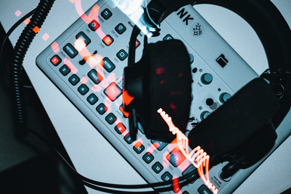 a keyboard and a mouse on a table