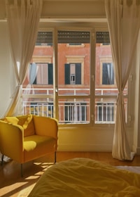 Clean apartment interior after renovation with sunlight streaming through windows.