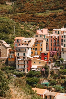 A stunning Mediterranean landscape featuring vibrant colors and artistic elements.