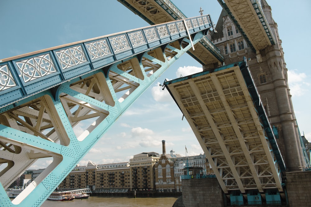 a bridge that is going over a body of water