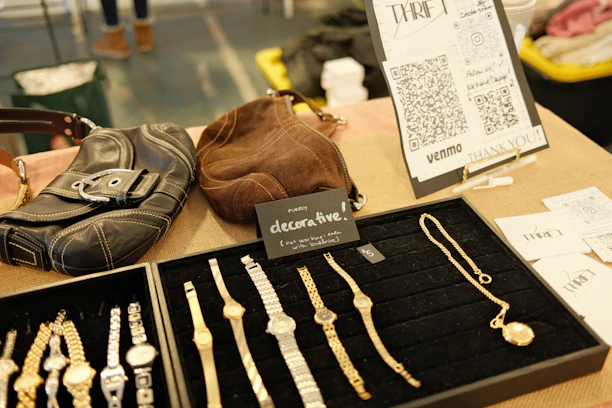 A cozy jewelry store corner with a laptop displaying a secure customer account login page.