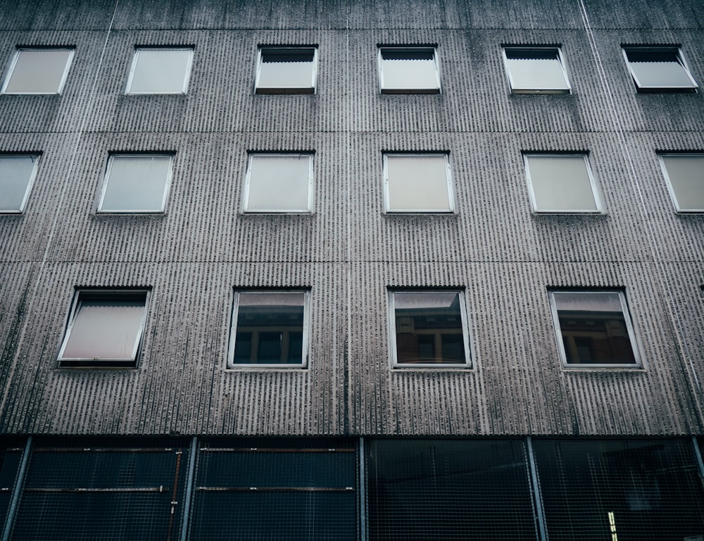 a very tall building with lots of windows