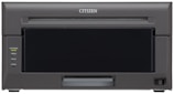 A professional printer with a dark gray exterior and simple design. The front panel features various indicator lights labeled On/Standby, Ribbon, Paper, and Error. The brand name 'Citizen' is displayed prominently at the top.