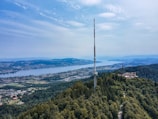 a cell phone tower on top of a mountain