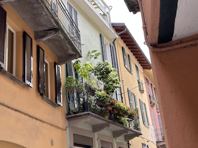 Street view of a charming apartment building in Girne.