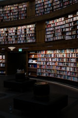 a large library filled with lots of books
