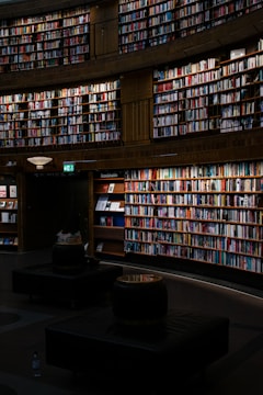 a large library filled with lots of books