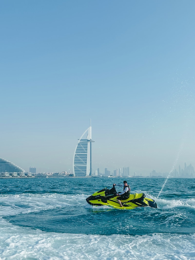 Jet ski na água
