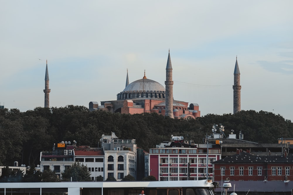 a large building with a dome on top of a hill