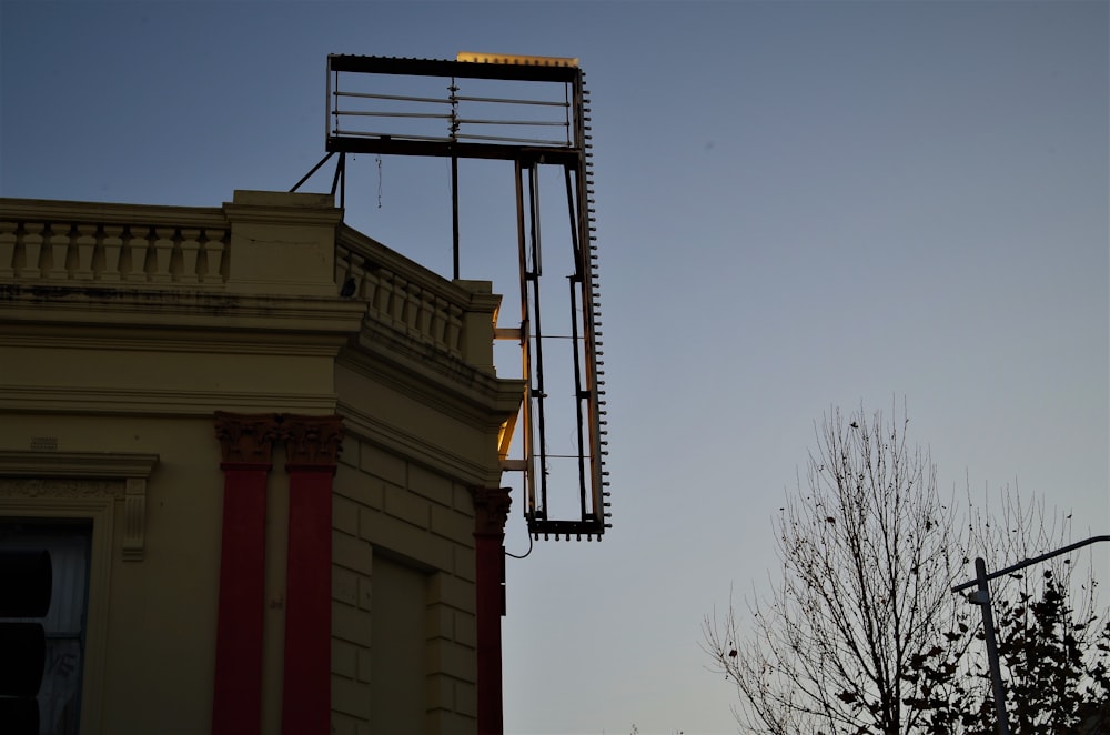 a tall building with a clock on the top of it