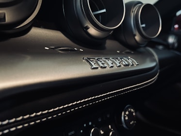 Close-up of a shiny car dashboard showcasing the attention to detail in the imported vehicles offered by mim & co enterprises uk.