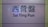 Text in Chinese characters and English letters spelling 'Sai Ying Pun' on a tiled wall.