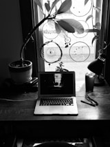 A creative workspace where Natasha writes her stories.