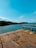 a view of a body of water from a pier